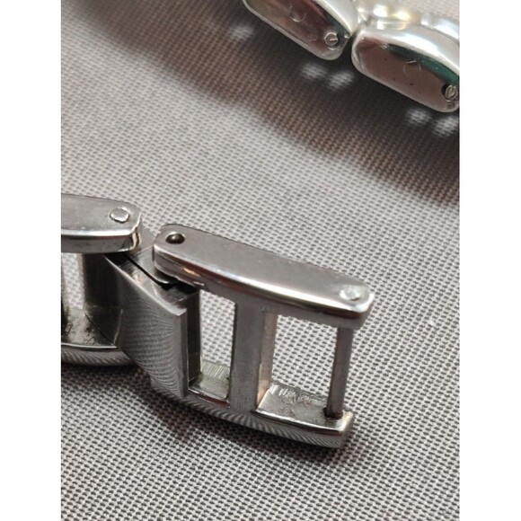 Ladies Watch-It Silver Tone Link Bracelet Analog Watch MLN3038 7" New Battery - Picture 12 of 14